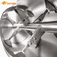 Mélangeur à tambour automatique multifonctionnel en acier inoxydable de qualité alimentaire SATURN avec capacité de chauffage 20-200L et moteur 220V