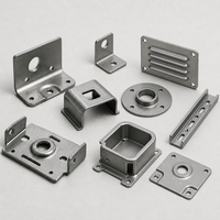 Pièces d'emboutissage sur mesure en acier inoxydable et aluminium, usine OEM ODM, supports et panneaux emboutis de précision par matrices progressives