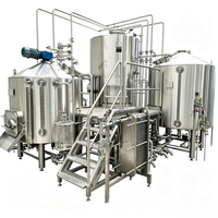 Brasserie 12HL 1200L 2V, idéale pour le démarrage d'une micro-brasserie, système de brassage compact et efficace