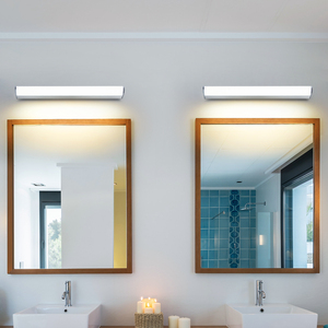 Applique murale linéaire LED moderne étanche IP44 pour salle de bain, luminaire mural frontal de miroir, fixation en saillie pour hôtel - Product Image 4