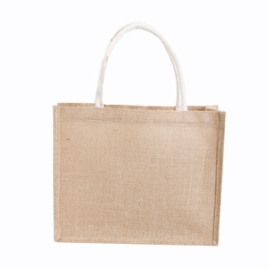 Piccola Borsa in Iuta Impermeabile per la Spesa, in Cotone e Lino, per Alimenti, Riso, Spiaggia, Vino, Vendita all'Ingrosso <span class=keywords><strong>Online</strong></span> - Product Image 4