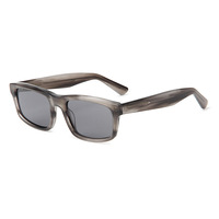 Lunettes de soleil polarisées rectangulaires de luxe pour femmes, design de marque célèbre, haute qualité, à la mode, avec logo personnalisé en acétate, collection 2026