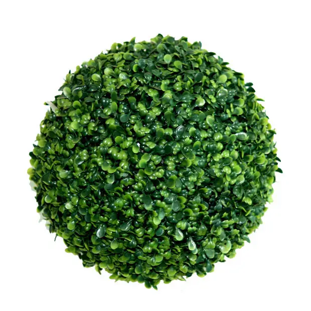 Palla di bosso artificiale economica e di alta qualità Buxus Ball Topiary Grass Ball bola de topiario