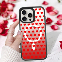 Carga inalámbrica Mag Magnetic Safe para iPhone 16 Pro Max 13 15 Pro 14 Plus E Funda de PC de doble capa dura translúcida