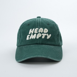 Logo personalizzato di alta qualità moda popolare lavato 6 pannelli di cotone Retro curvo tesa non strutturata cappelli sportivi da Baseball - Product Image 5