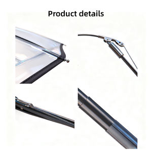 Parapluie pliant transparent en PVC, motif dessin animé, 21 pouces, portable, pour enfants, protection contre la pluie - Product Image 4