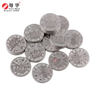 Jetons en acier inoxydable de 25 mm pour machine de jeu d'arcade