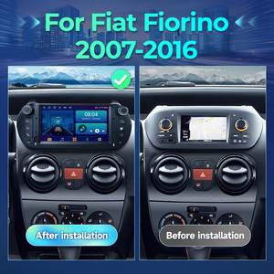 Autoradio con Schermo da 7 Pollici, Lettore DVD, Ricarica Rapida per <span class=keywords><strong>Fiat</strong></span> <span class=keywords><strong>Fiorino</strong></span> 2007-2016, Touchscreen IPS, Android Auto Wireless, Unità Stereo 4G - Product Image 3