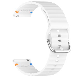 <span class=keywords><strong>Bracelet</strong></span> de remplacement de <span class=keywords><strong>bracelet</strong></span> de sport à boucle colorée pour Samsung Galaxy Watch7/FE/6/5 Pro/4 <span class=keywords><strong>bracelet</strong></span> de montre en silicone vague classique - Product Image 6