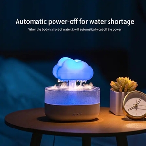 Tiếng ồn trắng USB nhựa 200ml hương thơm khuếch tán 7 màu sắc dẫn ánh sáng tiếng ồn thấp cho hộ gia đình Xe sử dụng siêu âm hương liệu - Product Image 5