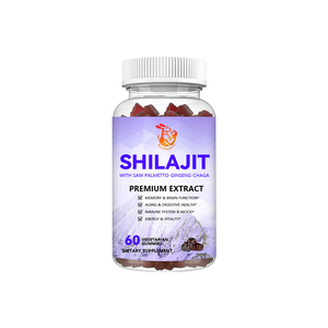 Gomitas de Shilajit al por Mayor de Fábrica, Gomitas Dietéticas Herbales Naturales con Extracto de Ginseng y Extracto de Saw Palmetto para el Bienestar General - Product Image 1