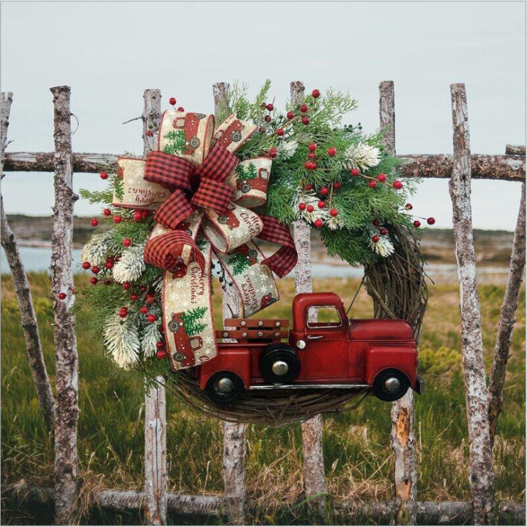 Red Truck Wreath