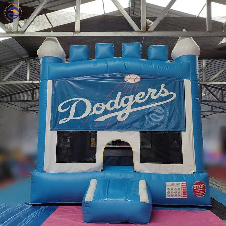 <span class=keywords><strong>Biru</strong></span> Inflatable Bouncer Melompat Bouncy Castle Bounce House