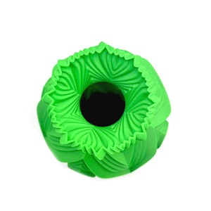Jarrón de Flores en Espiral Impreso en 3D de Alta Gama, Marca Wancai, Artesanía Decorativa de Plástico Hecha a Mano por Servicios de Fabricación - Product Image 3