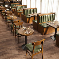 Table à manger en bois massif de style rétro chaises clair Bar café Western Restaurant stand combinaison meubles de qualité canapé chaise ensemble