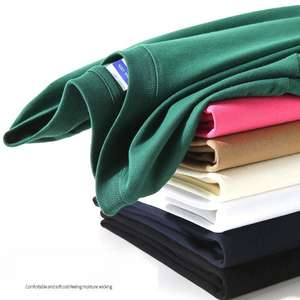 T-shirt de luxe grande taille 270 GSM, 100 % coton épais, couleur unie, haute qualité, impression de logo personnalisée - Product Image 1