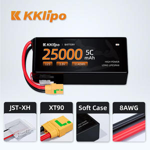 ドローン用高度なリチウム電池,6S 8S 12S <span class=keywords><strong>14S</strong></span> 18S 18S高電圧480Wh/kg 25000mAh LiHv UAVソリッドステートドローン電池パック - Product Image 3