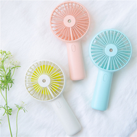 Ventilateur brumisateur portable 2-en-1 rechargeable USB avec pulvérisation d'eau pour rafraîchissement extérieur