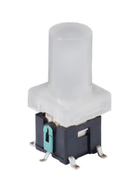 Interrupteur tactile 6x7,2mm-16,4H, bouton-poussoir momentané, mini, petit, LED rouge/vert/bleu, SMD SMT, capuchon rond