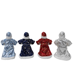 Alta calidad personalizado Rusia <span class=keywords><strong>Snegurochka</strong></span> Santa Claus muñeca azul hecho a mano niña estatuilla regalos para niños Navidad Santa Claus - Product Image 6