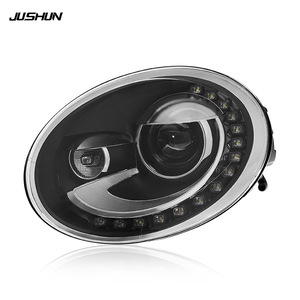 ชุดไฟหน้า LED สำหรับรถโฟล์คสวาเกน บีเทิล ยี่ห้อ Jushun พร้อมเลนส์โปรเจคเตอร์ ความสว่างสูง ไฟ DRL แบบเสียบใช้งานได้ทันที - Product Image 4