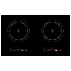 Table de cuisson intelligente avec four et wok, 2 brûleurs électriques, double cuisinière à induction encastrable à semi-pont - Product Image 2