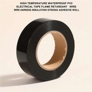 Автомобильный класс ПВХ электроизоляционная лента термостойкая Водонепроницаемая Прочная резиновая клейкая проволока обмоточный рулон - Product Image 5