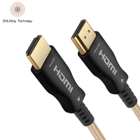 8K Glasfaser-HDMI-Kabel 5M-200M 4K 60Hz, Premium HDMI Slim und flexibel 18 Gbit/s HDCP2.2 Geeignet für Apple TV, HDTV