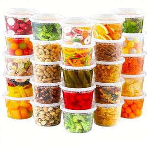 1000 Juegos de Recipientes de Plástico para Alimentos de 16 oz con Tapas Herméticas, Libres de BPA, Aptos para Congelador/Lavavajillas/Microondas, para Comida para Llevar y Preparación de Comidas - Product Image 1
