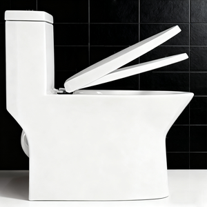 Inodoro ecológico de una pieza, consumo ultrabajo, chorro sifónico de 3L, sin montura, fácil de limpiar, silencioso - Product Image 4