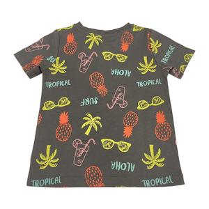 Camiseta de Algodón 100% para Niños, Cuello Redondo, Manga Corta, Estampado de Moda, Color Negro, 12 Años de Experiencia - Product Image 5