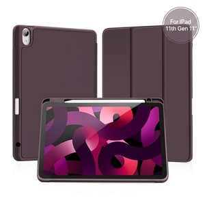 Funda Personalizada <span class=keywords><strong>de</strong></span> TPU Suave para <span class=keywords><strong>iPad</strong></span> A16 11 2025 y <span class=keywords><strong>iPad</strong></span> 10.ª Generación 10.9, Antigolpes, con Soporte Tríptico, Color Sólido y Porta Lápiz - Product Image 1