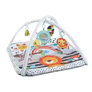 KSF New Baby Toddler Hot Air Balloon Pedal Piano Fitness Baby Play Gym Mat Musical With Rattles Teether Infant Mats Children Toy