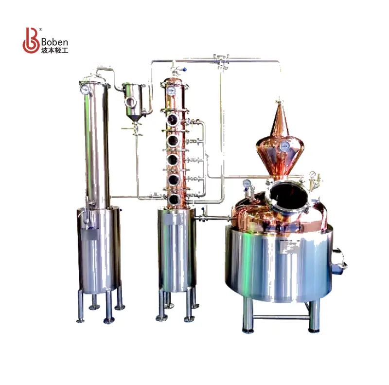 Distillery 100L 200 L home distiller moonshine stills alambicchi di rame alcohol stills