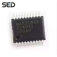 Convertidor Digital RTD, Paquete 20SSOP, Rango de Operación de -40°C a 125°C, Componentes Electrónicos, Circuito Integrado PMIC MAX31865AAP+
