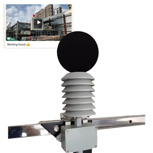 Tester di misurazione del sensore di temperatura a bulbo umido a sfera nera per Monitor di Stress termico professionale Wbgt indice di calore - Product Image 1