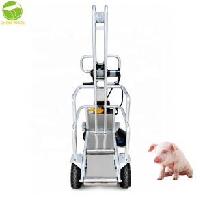 Rimorchio Autopropulso per Suini - Zincato a Caldo, Capacità 600kg, Forza di Traino 3.5T, Batteria a Lunga Autonomia, Pneumatici Silenziosi - Product Image 1