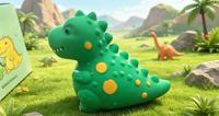 Jouet Squishy Dinosaure Géant en TPR, Doux, à Remontée Lente, Sensoriel, Anti-Stress, Boîte Mystère, Cadeau de Collection pour Enfants