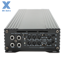 Amplificateur de puissance audio de voiture compact haut de gamme 350W * 4CH classe D largeur 103mm pour croisements et égaliseurs