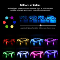 Flexibilité de haute qualité Rgbww Rgbw Led bande lumineuse intelligente lumières SMD2835 5050 IP20 5v 12v 24v Rgb Led bande