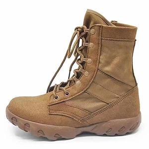 DFS3-1 Summer <b>spring</b> autumn breathable brown Suede tactical <b>boots</b> - Product Image 2