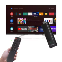 Vente en gros XS97 S3 4k Tv Stick Quad Core 64 bits 2.4+5G WIFI double bande 2+8 Go Allwinner H313 Smart Tv Stick avec télécommande