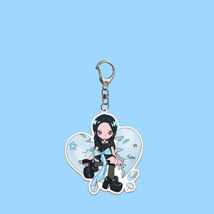 Kpop Hearts2Hearts FOCUS Album Nouveau Porte-clés en acrylique Ian Juun Stella <span class=keywords><strong>Carmen</strong></span> A-Na Cartoon Figure Charm Keyring Fans Bag Key Decor - Product Image 3
