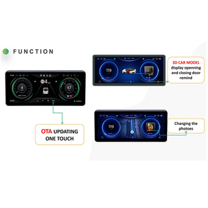 مصنع سيارة مخصص للهاتف المحمول دعم الإنترنت مسار عكسي رادار إشارة تراكب 4G مدمج في مركز التحكم في التحديث OTA - Product Image 4