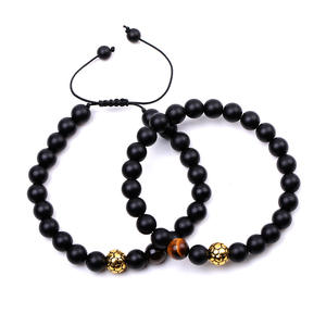 Bracelets Chakra pour femmes, diffuseur d'huiles essentielles, <span class=keywords><strong>pierre</strong></span> <span class=keywords><strong>de</strong></span> <span class=keywords><strong>lave</strong></span>, 7 chakras, pierres <span class=keywords><strong>de</strong></span> guérison, Pulsera, bracelets en cristal <span class=keywords><strong>de</strong></span> 8 mm, bracelets <span class=keywords><strong>de</strong></span> yoga à perles - Product Image 2
