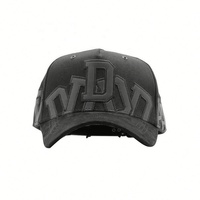 Gorras Dandi OEM Personalizadas con Pedrería, Gorra Original Dandy Hats Magician Colección G5 Negra, Gorras de Béisbol de 5 Paneles