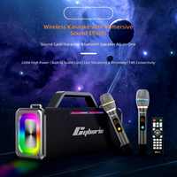 Nouvelle carte son K13 K Sound Card K Song BT Speaker, enceinte portable 200W à basses puissantes, haut-parleur pour danse en plein air et en intérieur