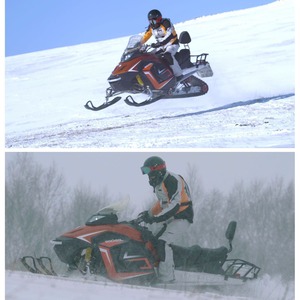 Moto de Nieve Hua Yu International de 180 cc, Motor de Gasolina de 4 Tiempos, Vehículo Todoterreno para Adultos - Product Image 4