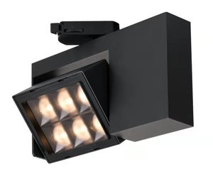 Dali regulable 25W 50W CCT ajustable cuadrado LED pista luz moderna Cob Chip MR16 para museo arte galería sala de estar foco - Product Image 2