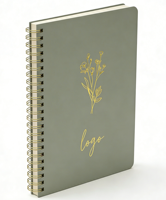 Carnet à spirale ligné A4/A5/A6 de haute qualité pour étudiants, en papier recyclé 100 g/m², vente en gros du fabricant